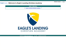 Tablet Screenshot of destiny.eagleslanding.org